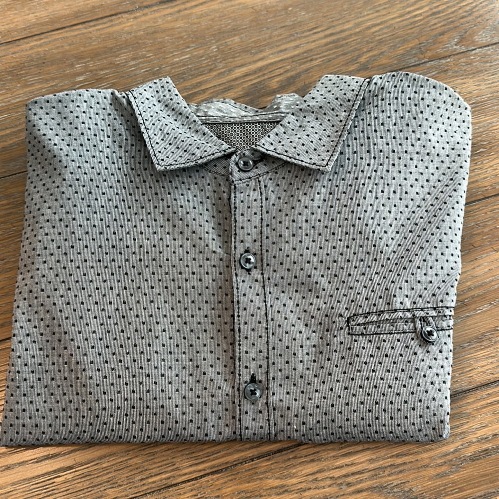 Mens Michael Brandon button down size Large‎